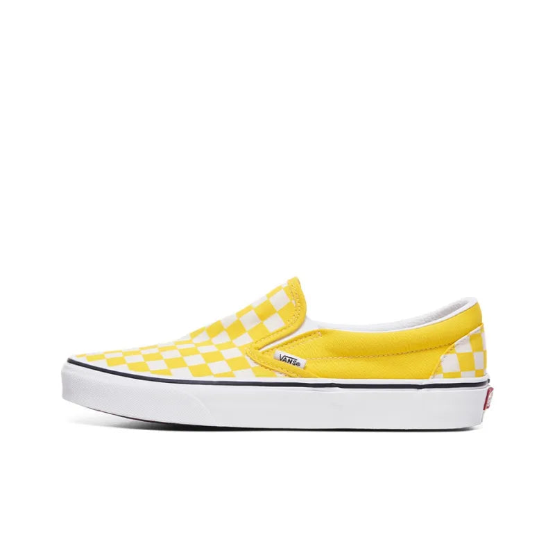 Vans Slip-On Checkerboard Cyber Yellow - Size 3