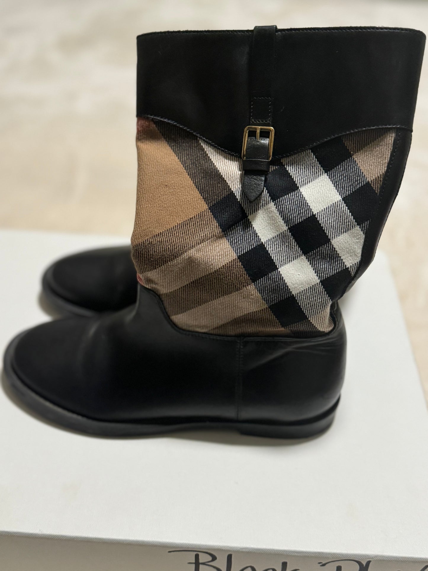 Burberry Leather Boots - Size 33