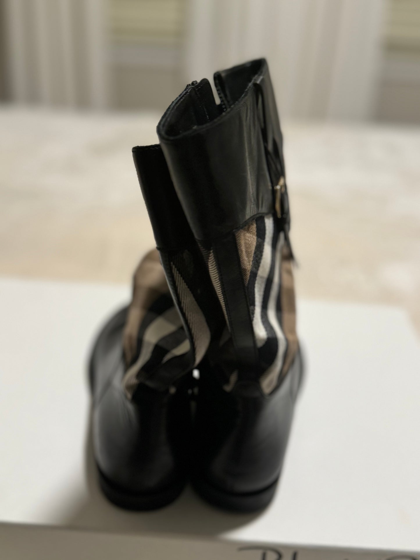 Burberry Leather Boots - Size 33