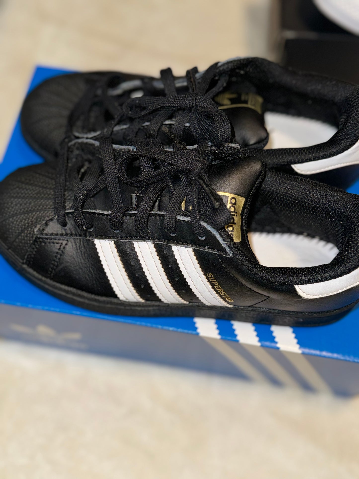 Adidas Superstar -  Black - Size 3